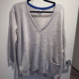Women's Grey Vineyard Vines Cashmere & Wool Sweater Size: XS (could fit XS-M)